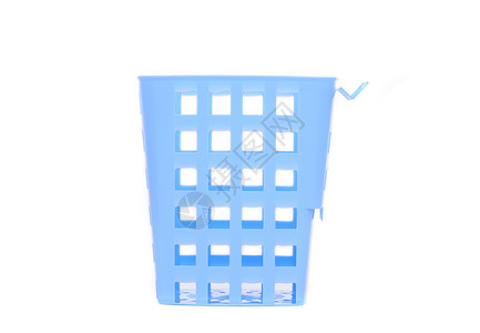 蓝色塑料篮子背景图片