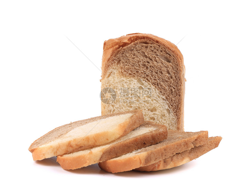 美味的切片面包产品午餐粮食食物面包师白色面团小麦棕色早餐图片
