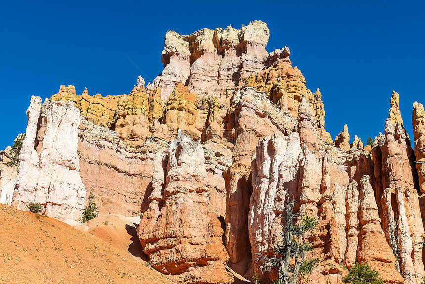 布莱斯峡谷旅游旅行踪迹地质学编队岩石国家游客石头橙子图片