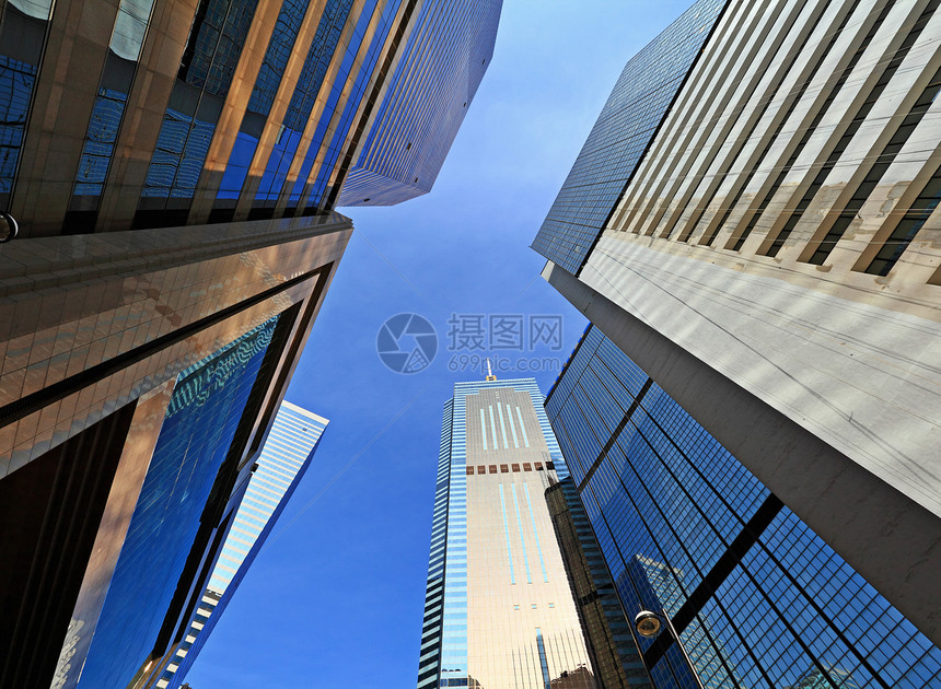 现代天际建筑经济公司办公室市中心金融建筑学商业窗户蓝色玻璃图片