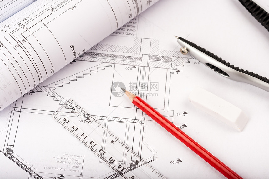 众议院计划商业打印工程房子绘画项目文书工程师财产技术图片