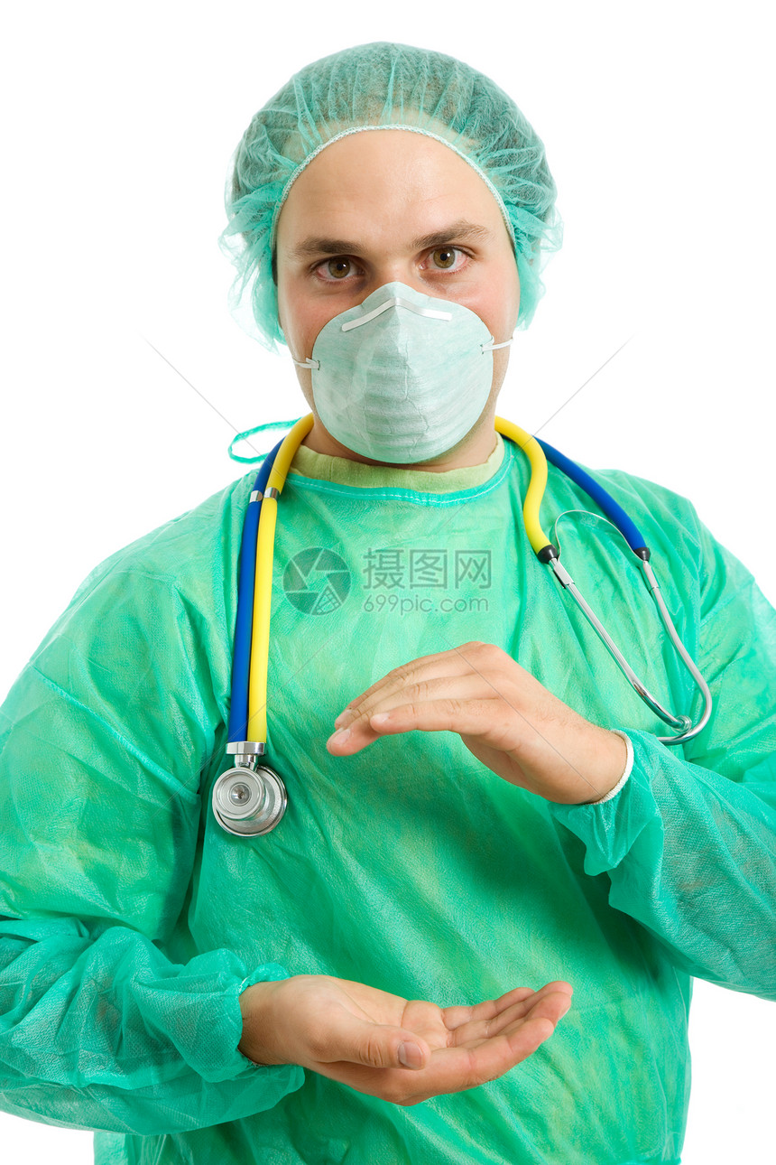 医生工人工作商业职业冒充面具男性医院药品保健图片