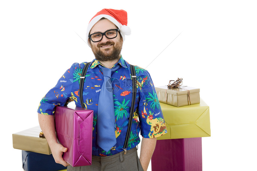 销售员成人微笑墙纸商业经销商礼物漫画男人盒子眼镜图片