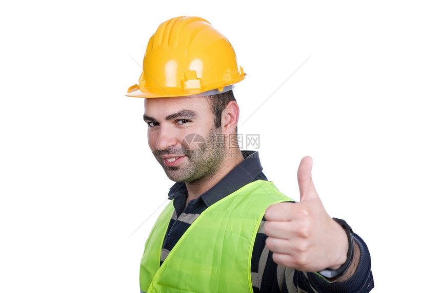 向上缩略图职业技术员承包商修理工领班工作手势衬衫建筑服务图片