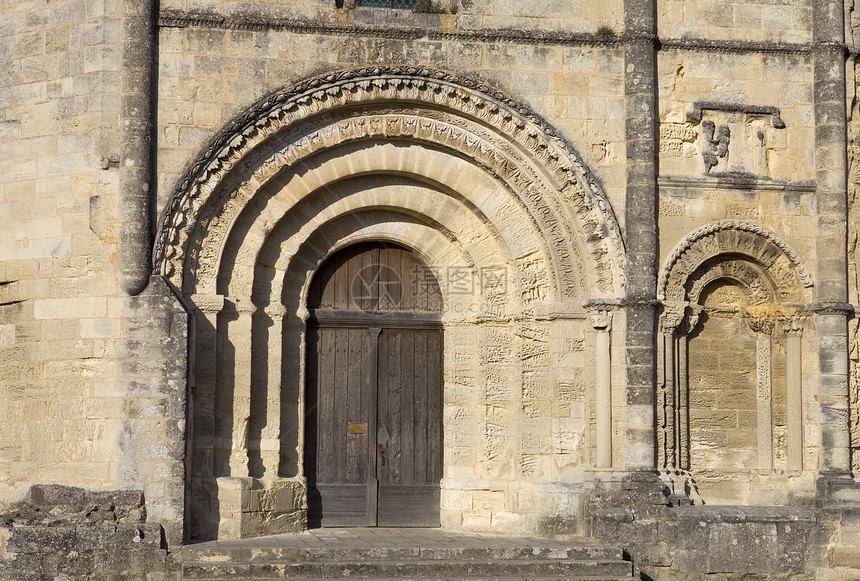 圣埃米利翁历史入口文化石头村庄大教堂建筑地标遗产旅行图片