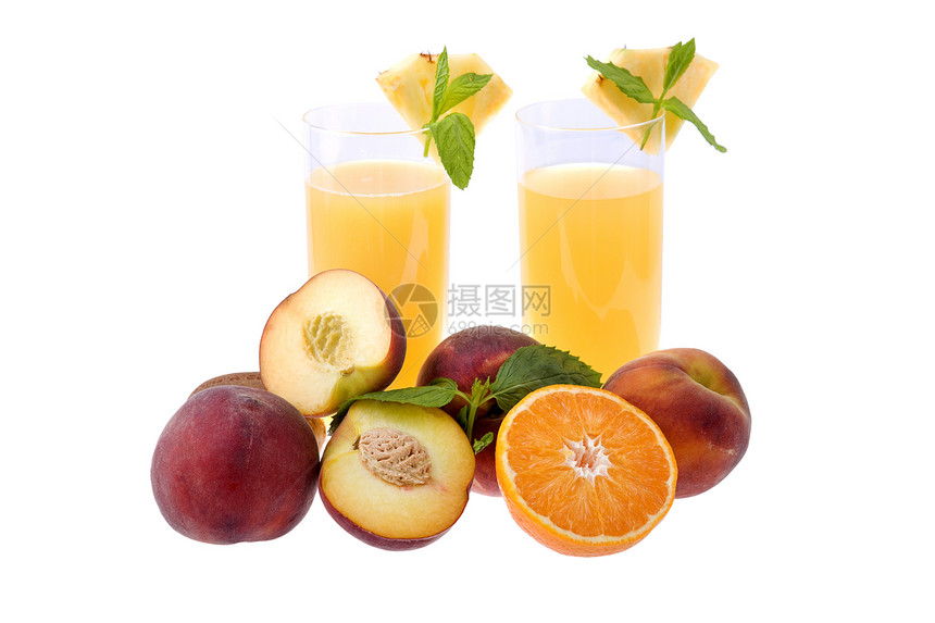 橙汁情调农业生物异国果汁低脂肪热带花蜜食物营养图片