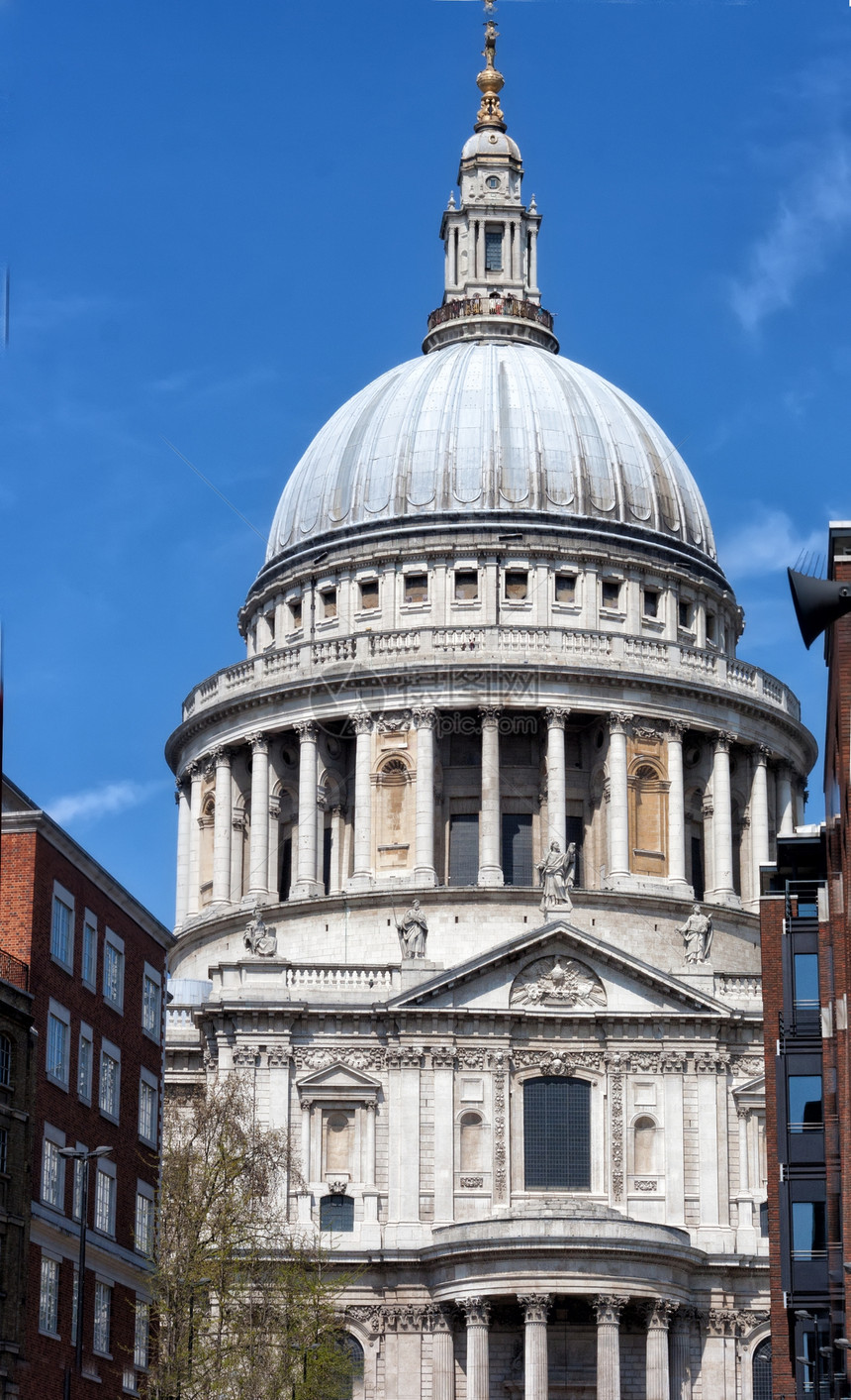 伦敦圣保罗大教堂吸引力建筑游客崇拜建筑学教会历史性地标白色宗教图片