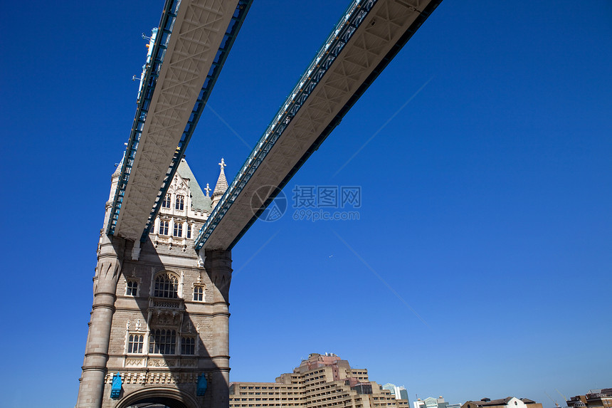 塔桥天际蓝色建筑王国英语旅游建筑学旅行景观地标图片