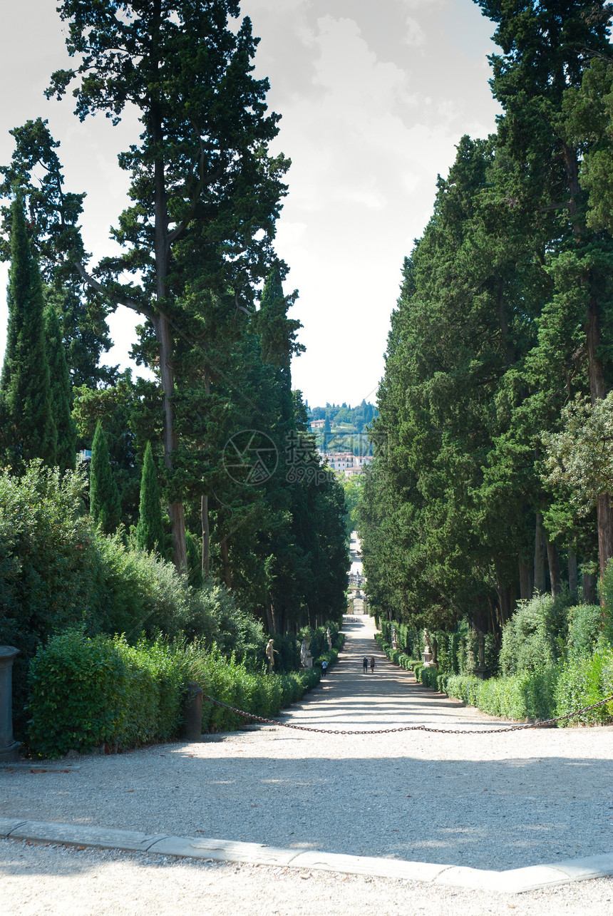佛罗伦萨公园吸引力雕像公园历史性绿色大教堂纪念碑地标艺术城市图片