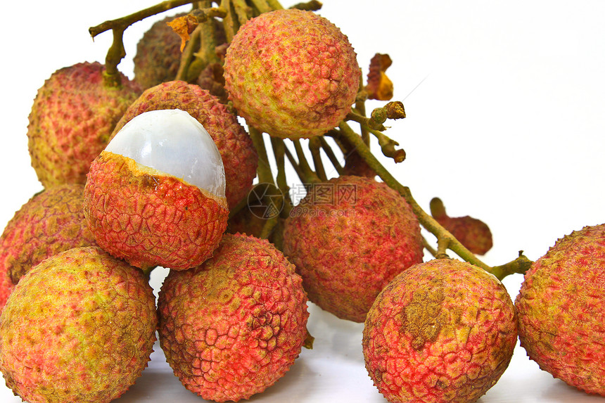 莱切水果热带情调荔枝异国美食饮食宏观营养食物种子图片