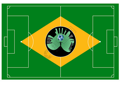 巴西橄榄球场背景图片