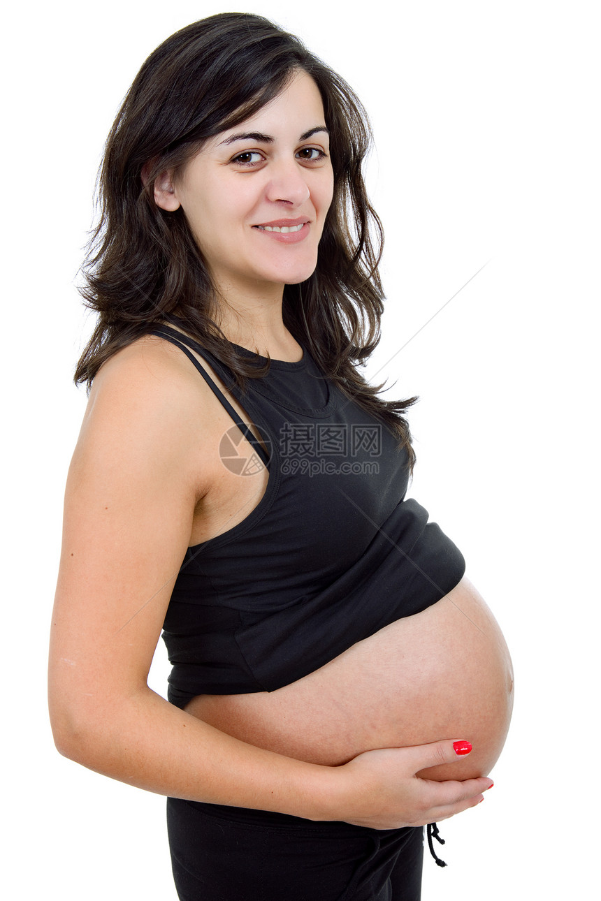 怀孕母性微笑冒充青年妈妈母亲婴儿产妇父母女性图片