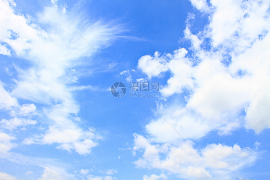 蓝色天空云云蓝天堂活力天气天际场景环境自由气象臭氧空气图片