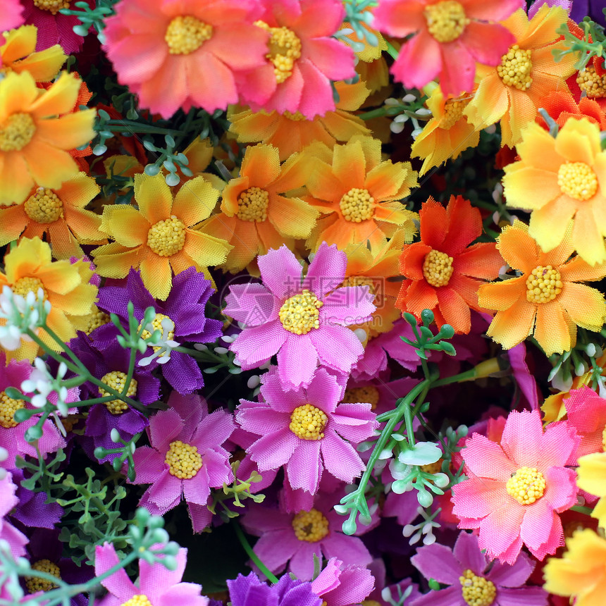 人造花朵阳光花瓣花束植物学枝条风光花卉场地田园人造花图片