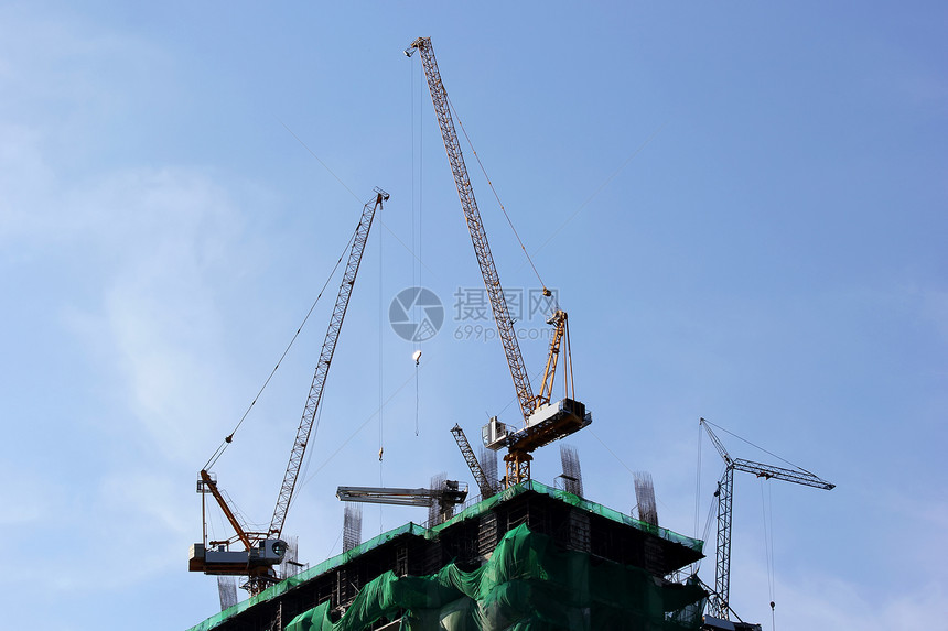 塔起重机脚手架城市财产商业天空工程师公寓职业基础设施机械图片