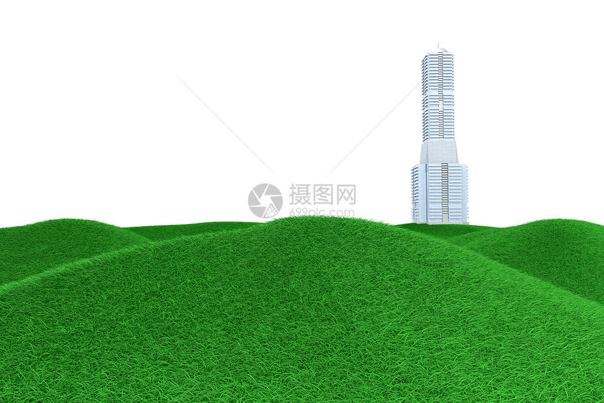 自然环境中的城市建筑生长天空农村生态爬坡投资季节房地产环境蓝色图片