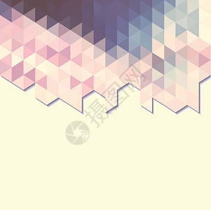 三角形的抽象背景横幅卡片框架墙纸派对网络艺术技术风格装饰马赛克背景图片