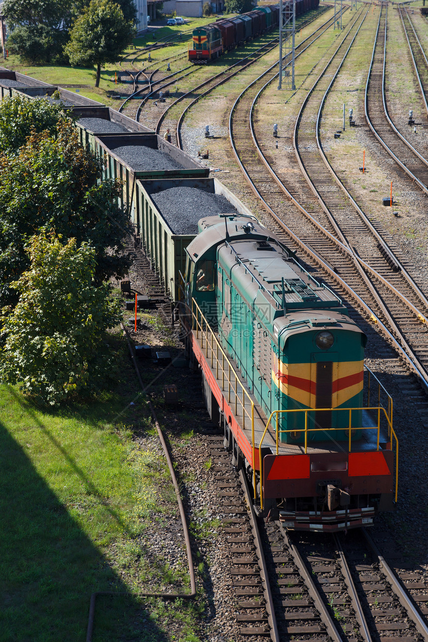 煤炭运输船运燃料火车贸易商业货物机车送货活力环境图片