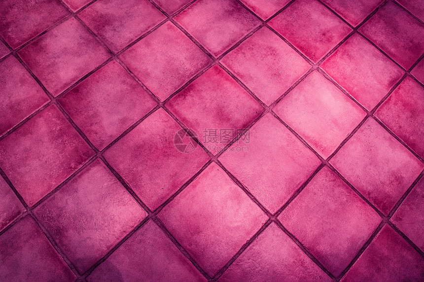 粉红色瓷砖的背景表面图片
