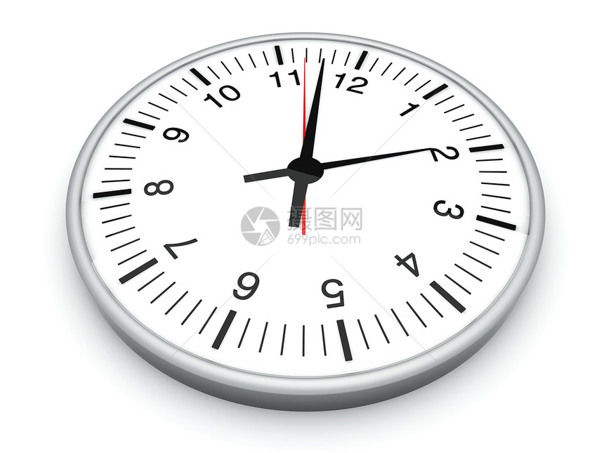 时钟圆圈小时倒数工作办公室时间睡觉手表唤醒白色图片