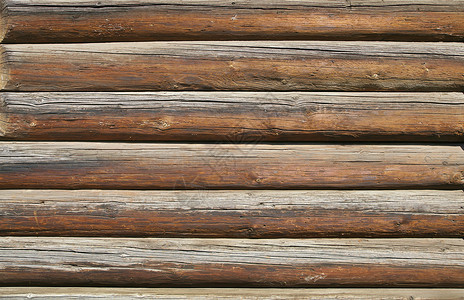 木材背景日志条纹建筑农家住宅乡村房子材料棕色水平背景图片