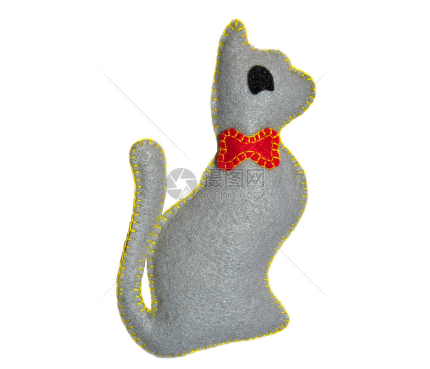 猫类玩具工具动物手工小猫羊毛成套玩物毛毡图片