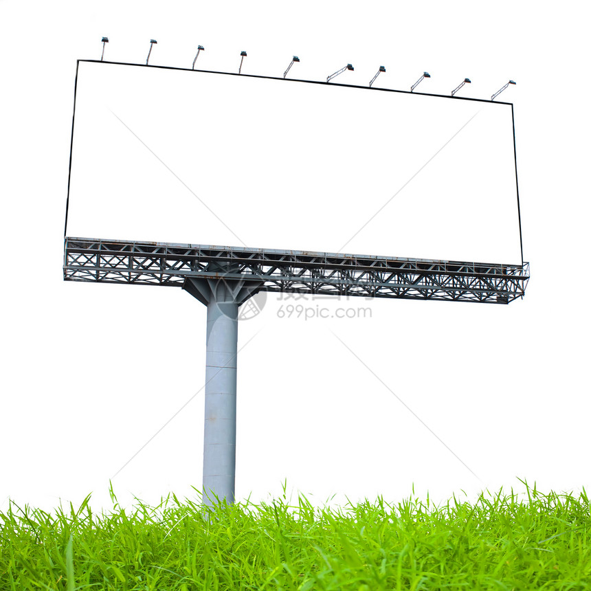 广告牌控制板天空木板展示框架展览账单宣传路标帆布图片