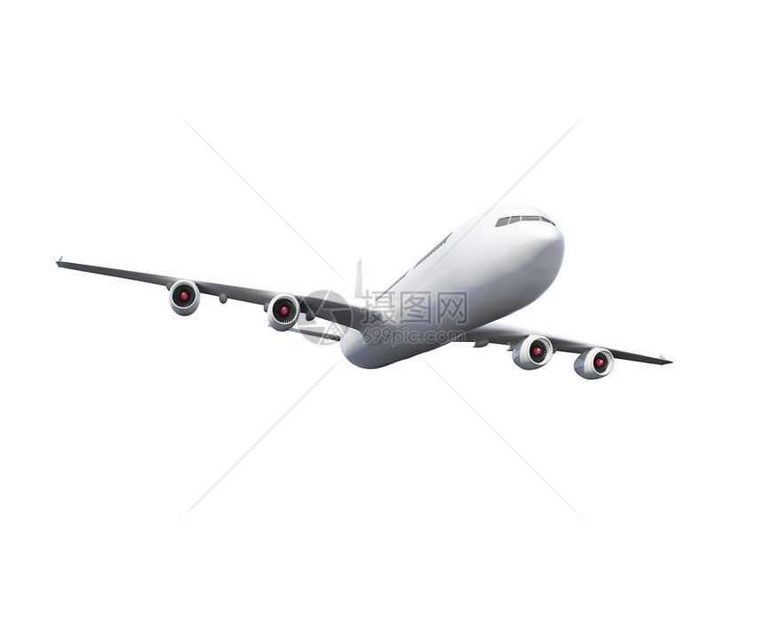 数字生成的白色图形平面飞行旅行旅游航班计算机飞机绘图航空图片
