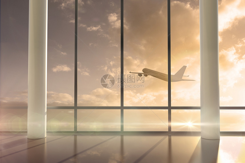日出时空飞机飞越窗口航空绘图出港飞机场出发区计算机阳光日出旅行飞机图片