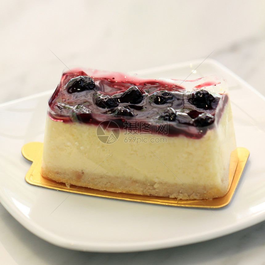 蓝莓蛋糕美味胡桃面团刨冰营养日记蜂蜜牛奶早餐面包图片