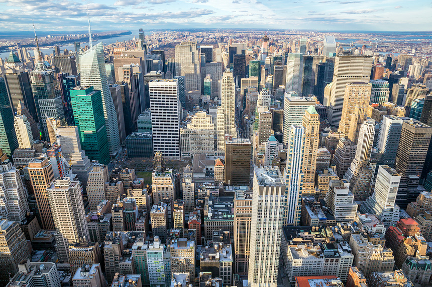 纽约市天线空中图片