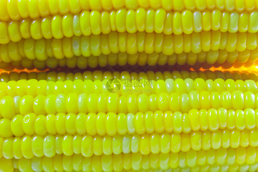 白色背景上的玉米早餐粮食生产蒸汽咖啡店蔬菜营养棒子饮食玉米芯图片