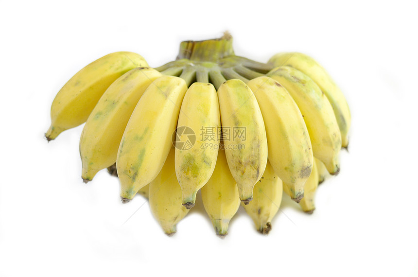 孤立的香蕉健康水果黄色农业有机食品蔬菜食物农场图片