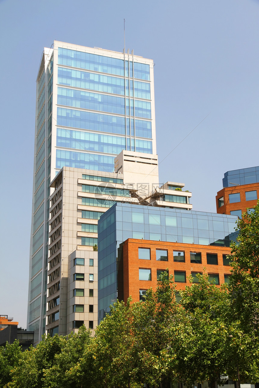 智利圣地亚哥的建筑设计师建筑学市场都市景观首都建筑拉丁房子摩天大楼玻璃图片
