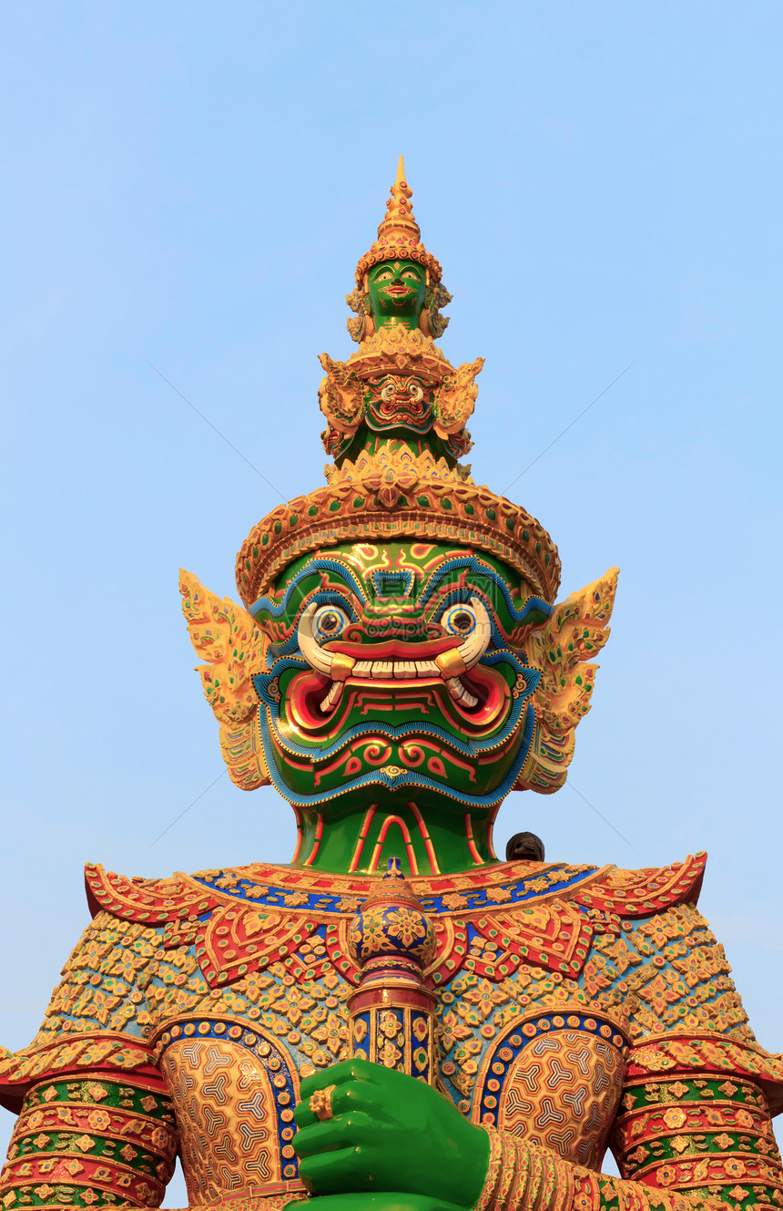 巨型雕塑历史性公园旅行雕像佛教徒石头国家文化宗教金子图片