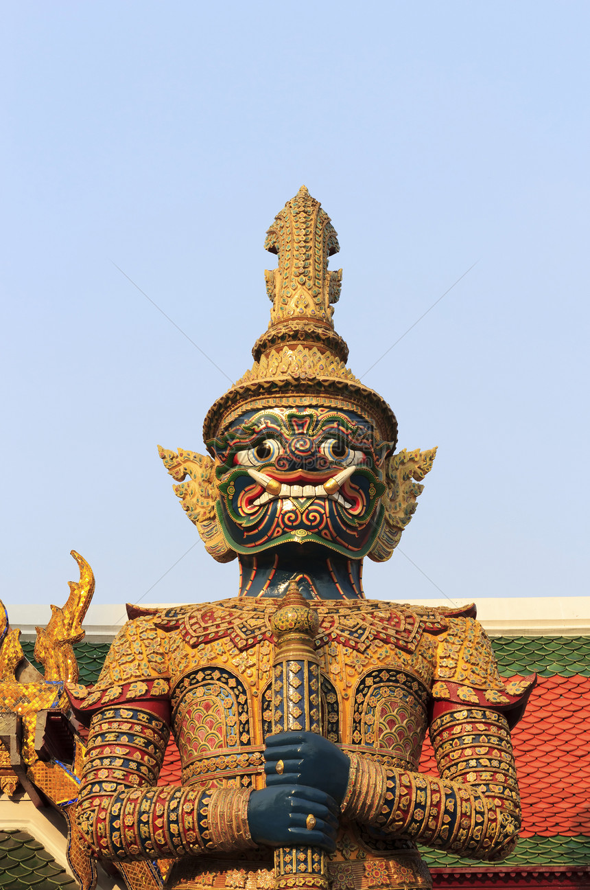 巨型雕塑冥想寺庙宗教佛教徒历史性艺术金子公园雕像国家图片