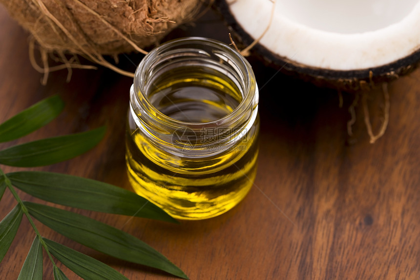椰子和椰子油洁净芳香福利疗法可可温泉竹子美容平衡排毒图片