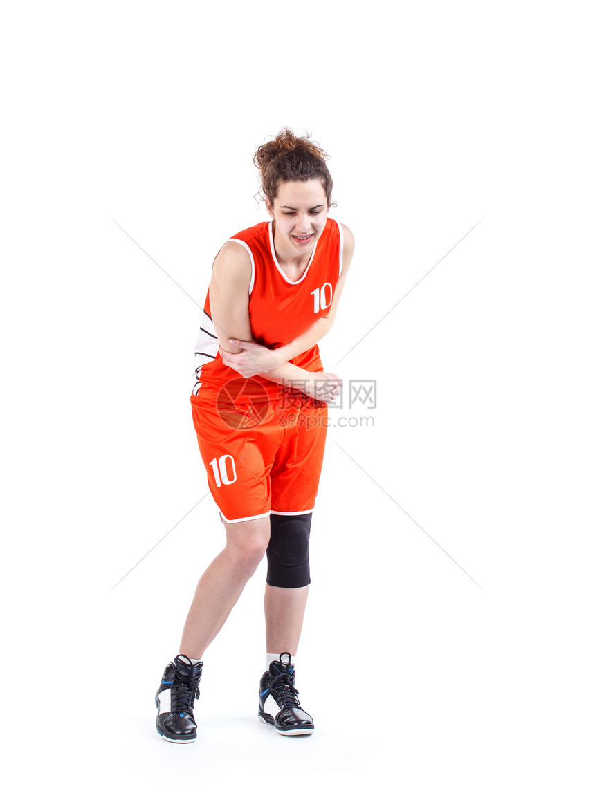 篮球运动员症状治疗治愈女性成人卫生身体压力疾病保健图片