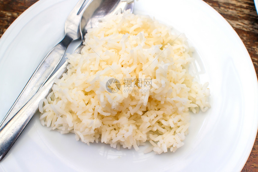 煮饭大米盘子食物主食宏观粮食谷物糖类文化营养竹子图片