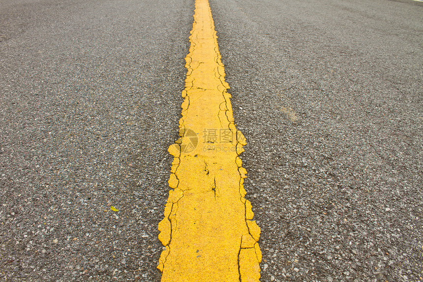 灰暗纹理黄色黑色墙纸道路虚线砂砾石头粒状交通大街图片