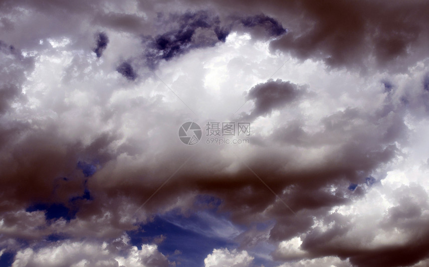 蓝色蓝天空 041号飞云深云图片