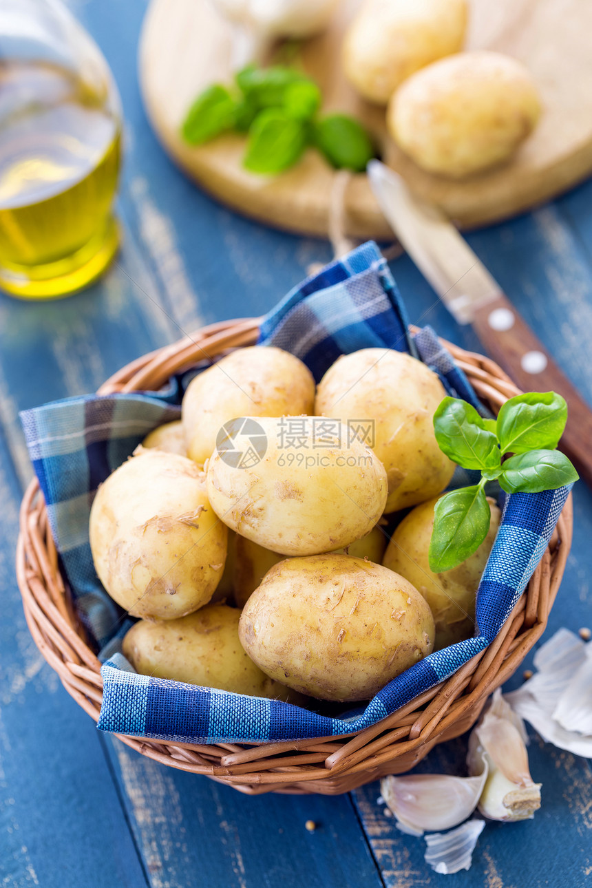 马铃薯桌子市场收成土豆乡村烹饪饮食养分营养蔬菜图片