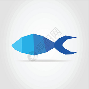 蓝鱼水族馆动物群鲨鱼卡通片商品插图海洋背景图片