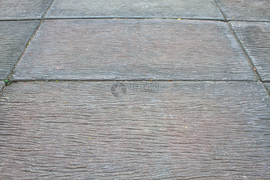地砖背景石头铺路曲线人行道红色水泥公园城市小路鹅卵石图片