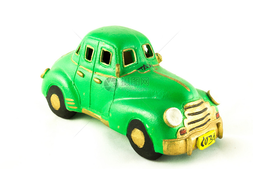 汽车玩具司机车轮燃料白色孩子绿色运输图片