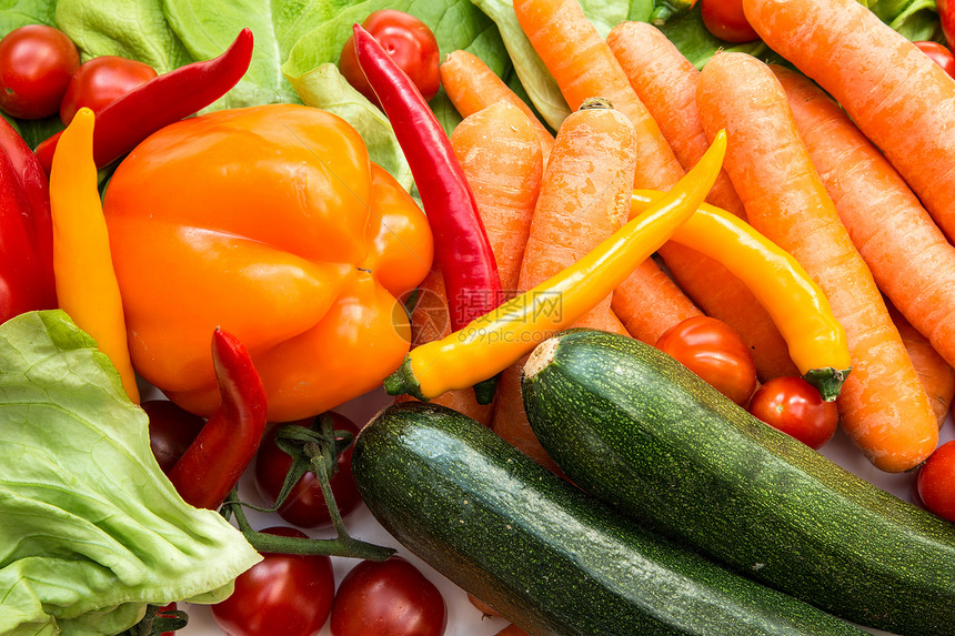 蔬菜背景农业辣椒饮食沙拉收成营养市场治愈作品植物图片