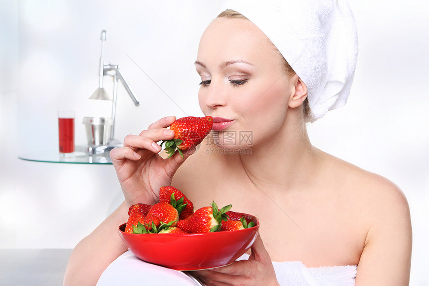 美食草莓图片