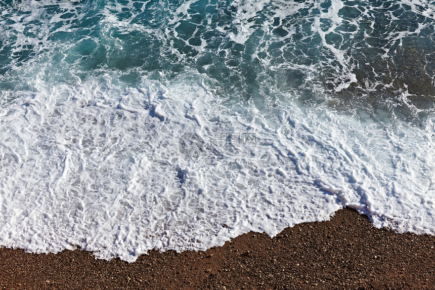海波海浪皮疹波浪悬崖海洋石头岩石支撑旅行海滩风暴图片