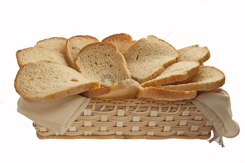 篮子里的布兰面包图片