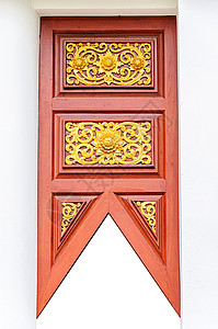 木雕雕刻艺术寺庙文化木头建筑学背景图片